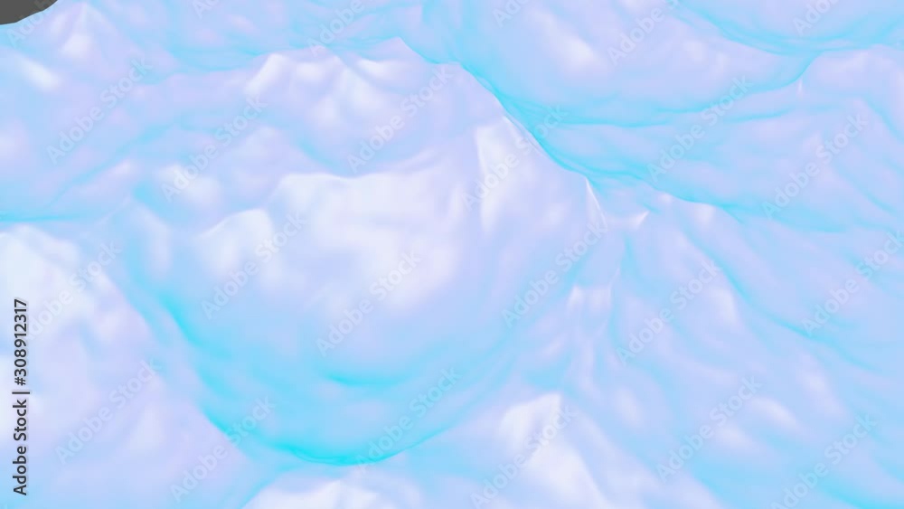 plane with bluish-pink waves. animated abstract background. 3d render plane with bluish-pink waves. animated abstract background. 3d render