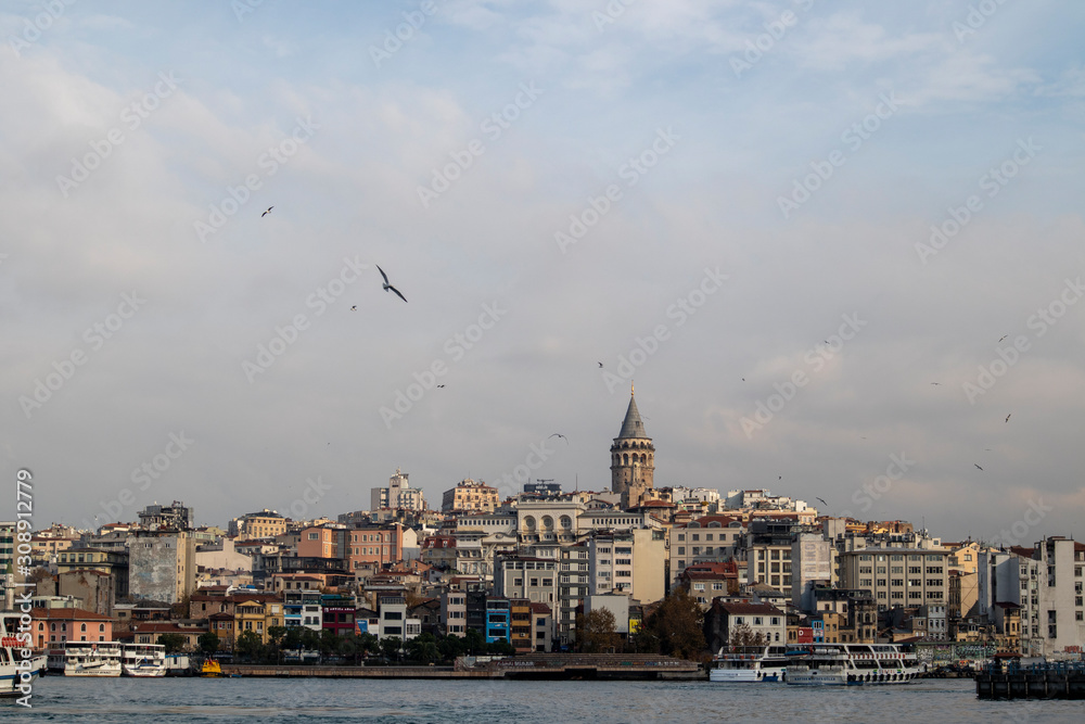 Fototapeta premium View of Istanbul with the Galata Tower