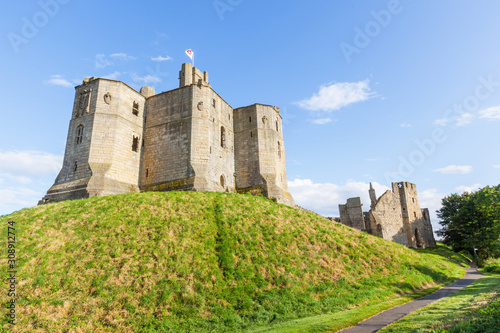 Warkworth Castle in Northumberland photo