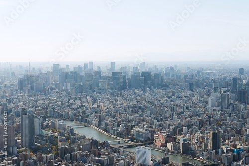 東京スカイツリーからの景色 © kenta57