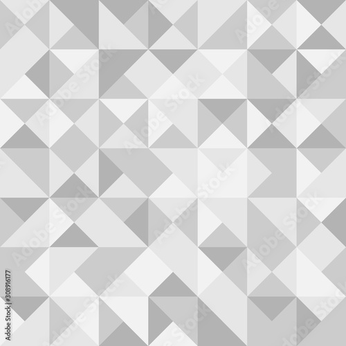 seamless polygon background pattern. abstract gray triangles