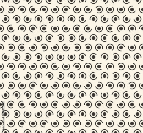 abstract seamless background with dots and circles