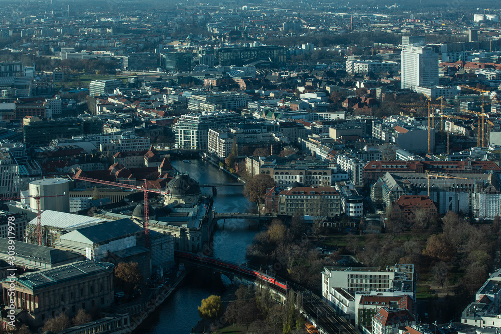 Panoramic View of Berlin from Above