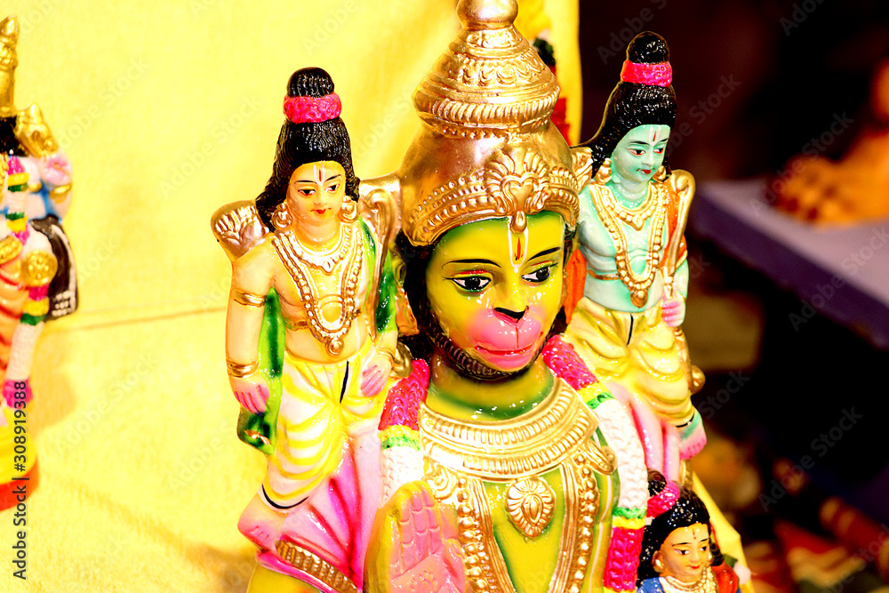 Idol of Lord Anjaneya or Hanuman 