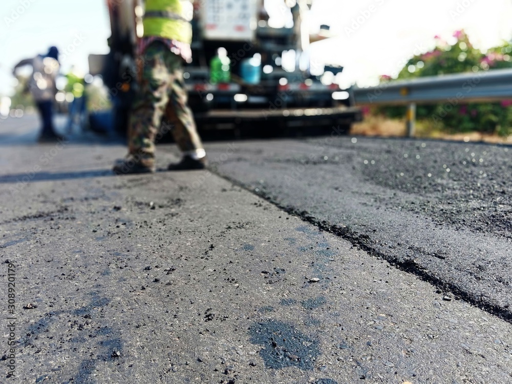 custom made wallpaper toronto digitalRoad construction Using heavy equipment, blurred images