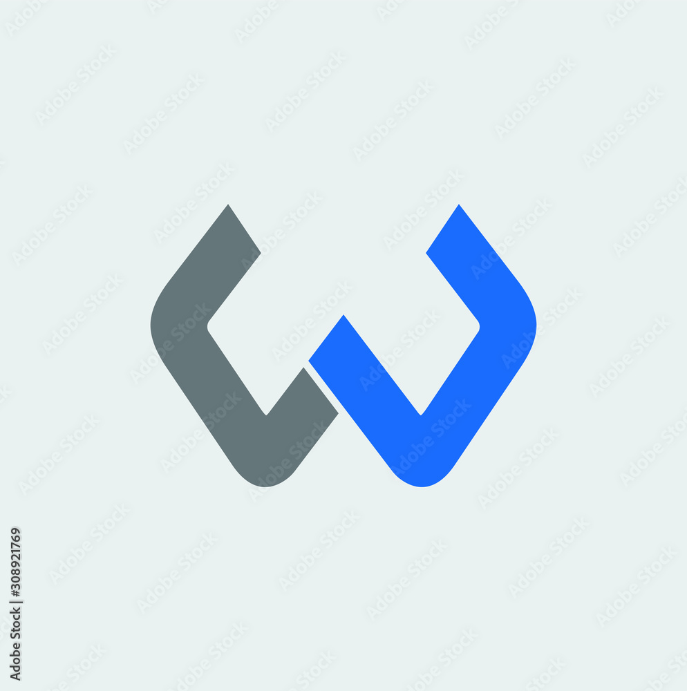 Initial / Letter W for logo design inspiration - Vector Initial / Letter W for logo design inspiration - Vector