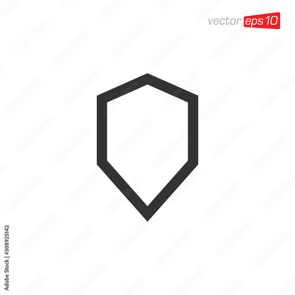 Shield Protection Icon Design Vector Shield Protection Icon Design Vector