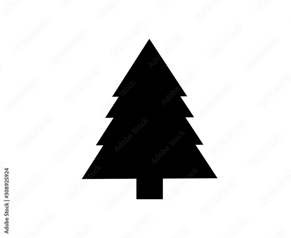 Forest tree icon. New Year Christmas. Parks and forests. Road sign. Vector illustration. Forest tree icon. New Year Christmas. Parks and forests. Road sign. Vector illustration.