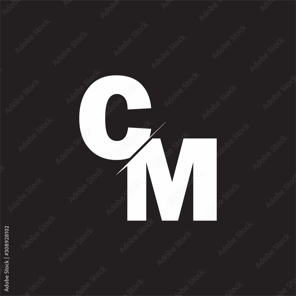 CM Logo Stock Vector | Adobe Stock
