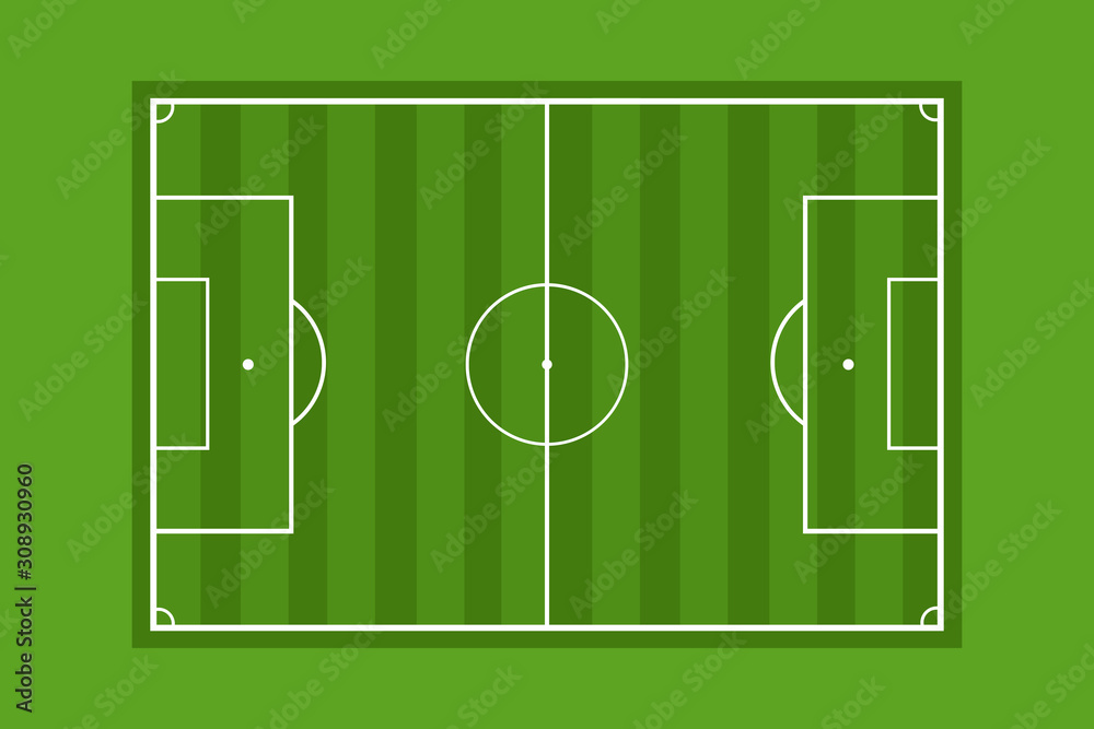 European football field markings Stock Illustration Adobe Stock