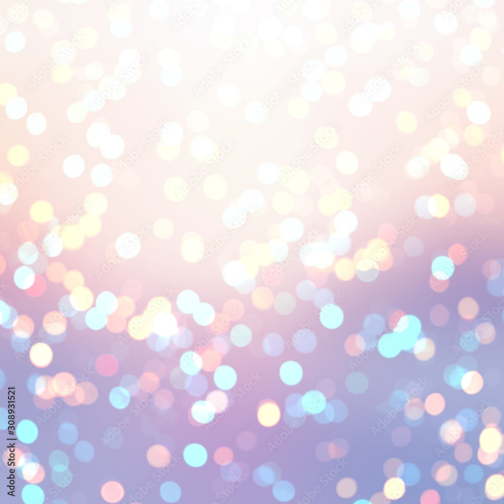 Golden and blue bokeh shimmer on pink lilac background. Glitter defocus illustration. New Year elite blur texture. Christmas iridescent abstract image. Golden and blue bokeh shimmer on pink lilac background. Glitter defocus illustration. New Year elite blur texture. Christmas iridescent abstract image.