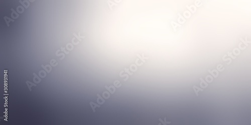 Banner dim grey blur background decorated soft light on top. Simple graphic pattern. Empty banner.