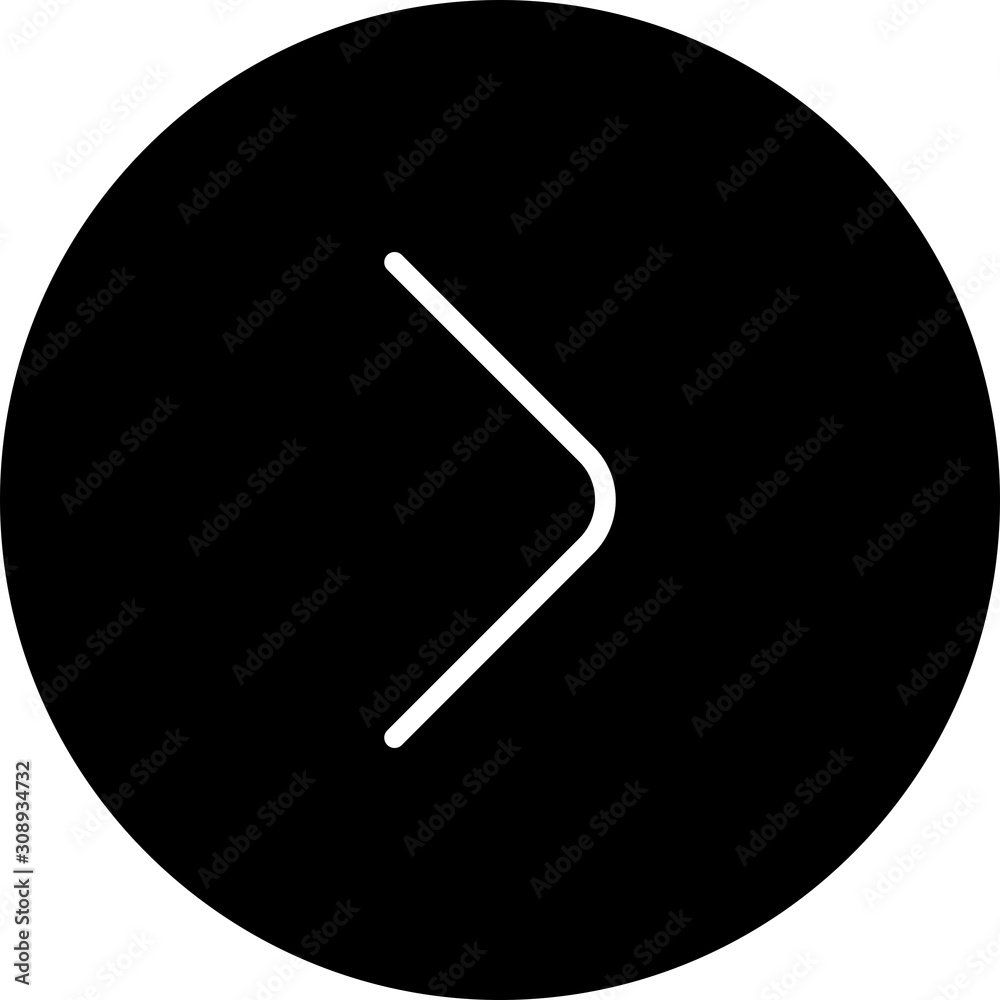Black Circle Right Arrow Icon With White Background Black Circle Right Arrow Icon With White Background