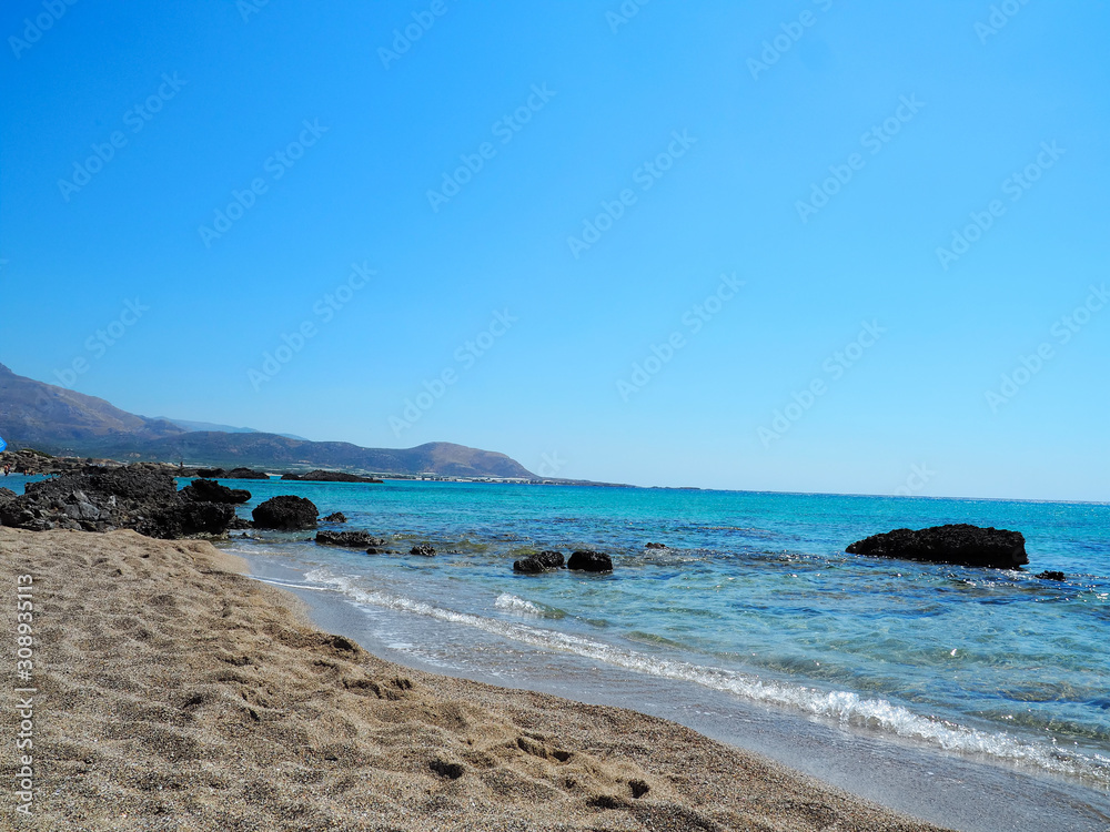 Greece Crete island Ravdoucha Beach