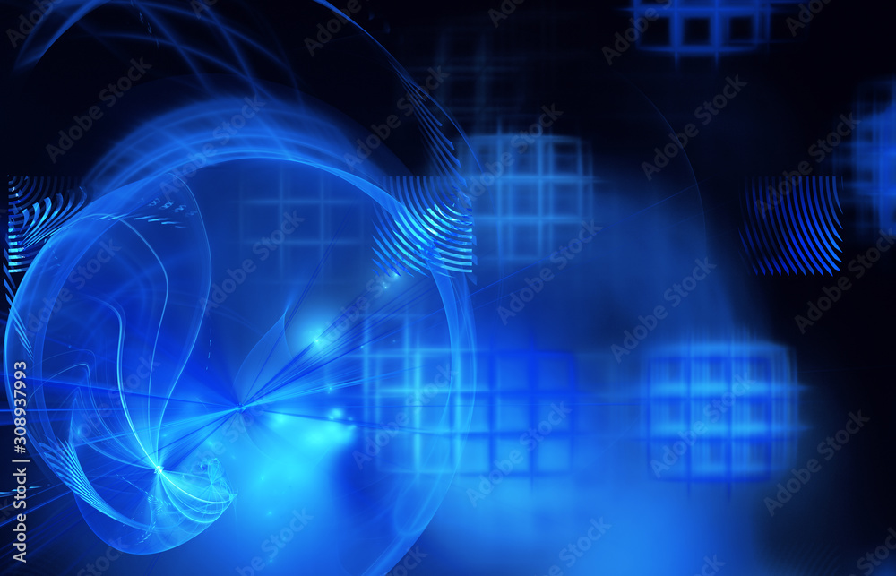 Fractal background for use in creativity and design projects. Technological fractal. Abstract illustration Fractal background for use in creativity and design projects. Technological fractal. Abstract illustration