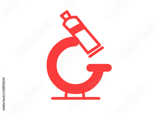 Glasses icon for seeing a virus in the hospital