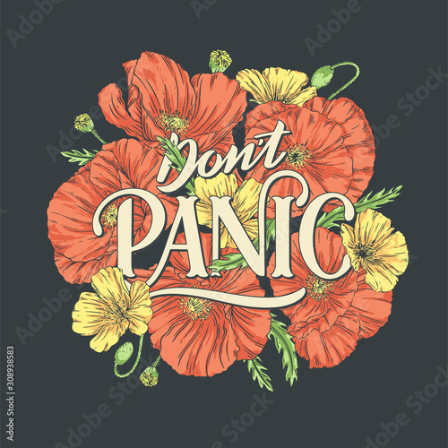 Dont Panic lettering