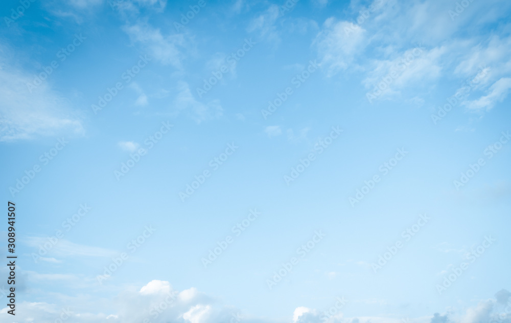 Fototapeta premium Blue sky and white clouds