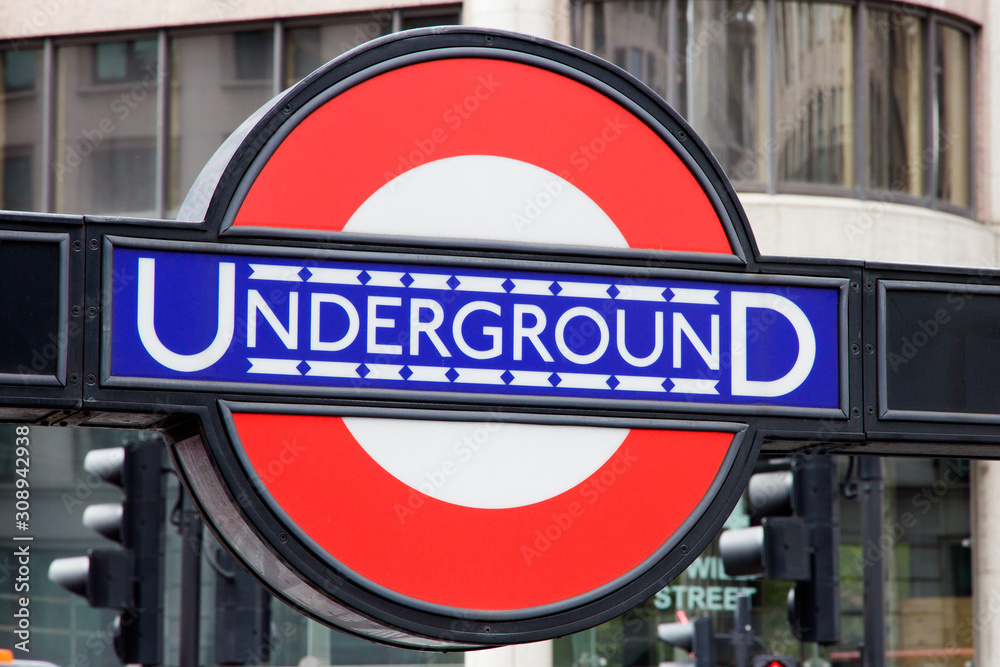 LONDON, JUL 2 Underground tube station in London. The London