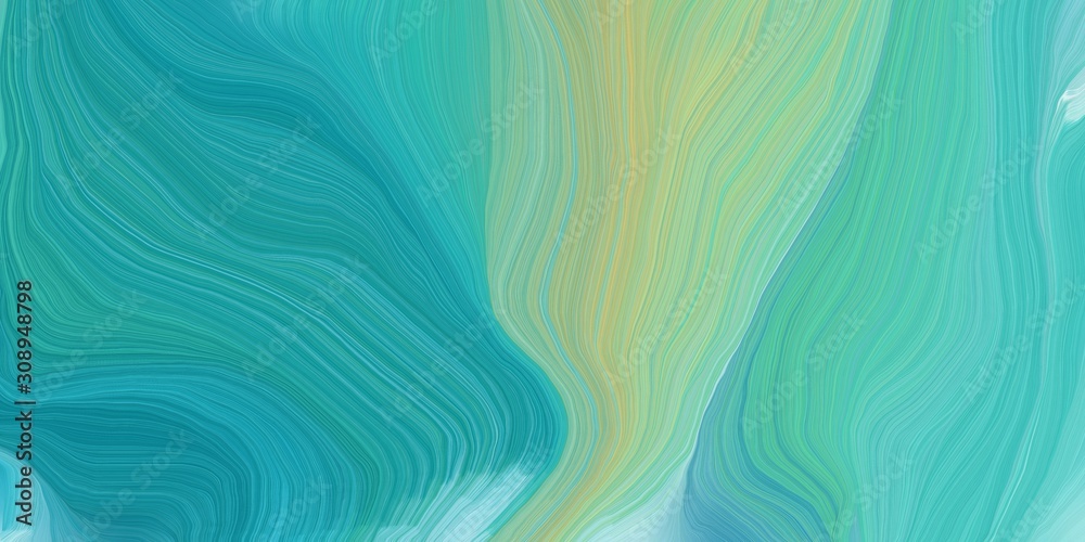 background graphic with abstract waves illustration with light sea green, dark sea green and medium aqua marine color background graphic with abstract waves illustration with light sea green, dark sea green and medium aqua marine color