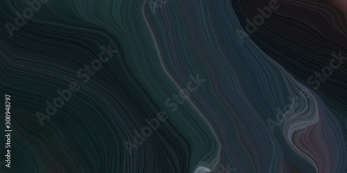 background graphic with curvy background illustration with very dark blue  dark slate gray and dim gray color