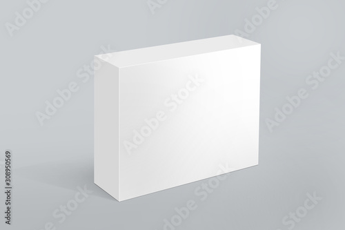 Blank box on white background, 3d box © laxmanbhai