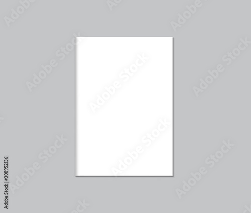 Letter Brochure Mockup, Magazine Cover, Book, Mockup