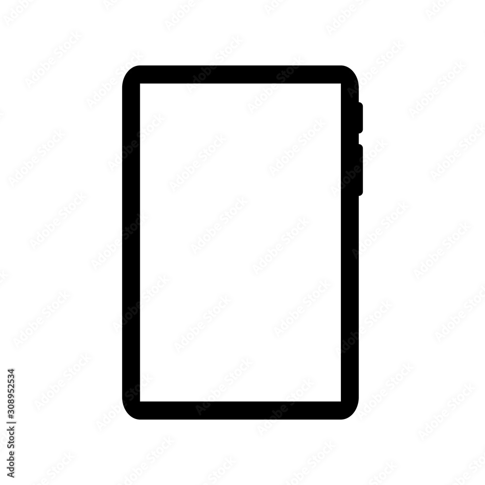 tablet pc icon design vector template tablet pc icon design vector template