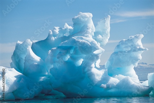 Full length view of Glaciers and Icebergs of Arctic and Antarctic