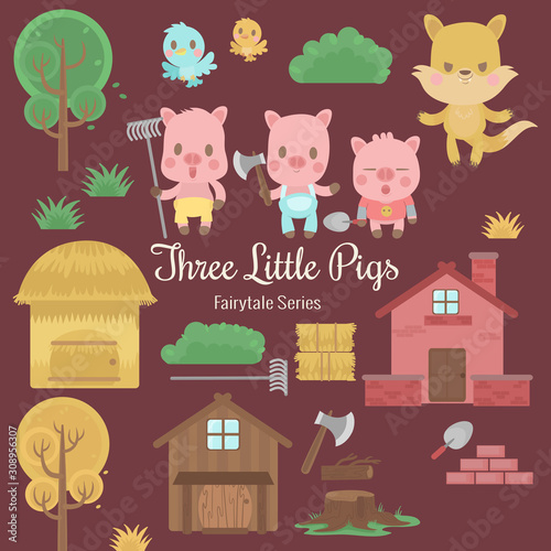 fairytale series three little pigs