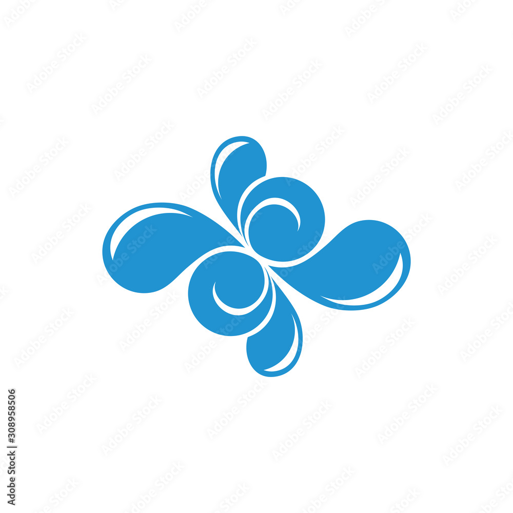 water splash motion design symbol logo vector water splash motion design symbol logo vector