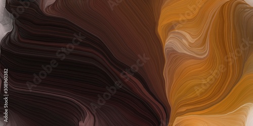background graphic with smooth swirl waves background illustration with very dark pink, coffee and brown color