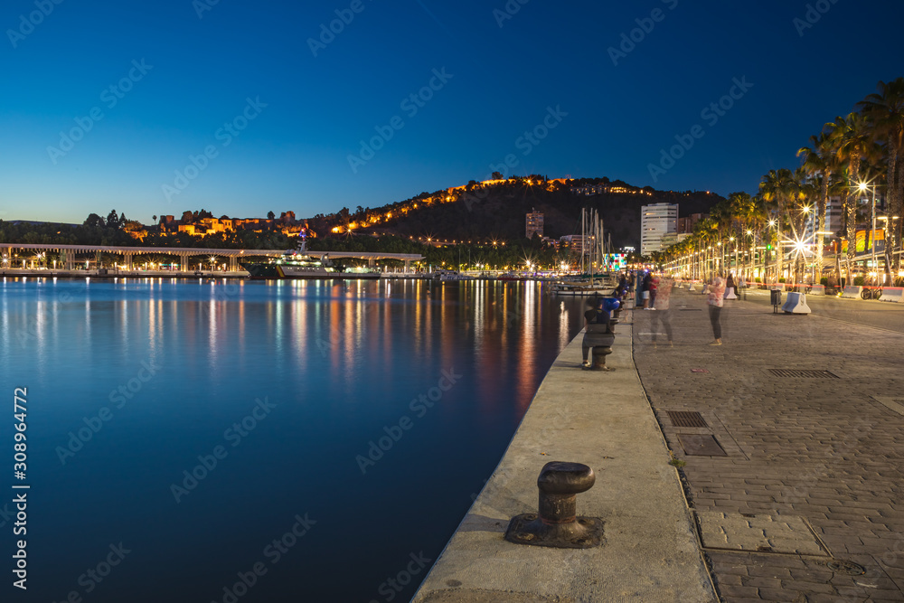 Malaga town on the Costa del Sol Malaga town on the Costa del Sol