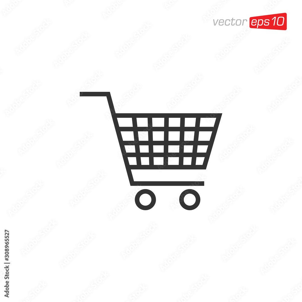 Shopping Chart Icon Design Vector