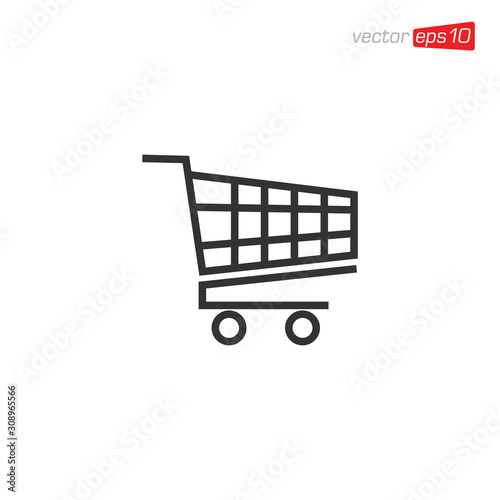 Shopping Chart Icon Design Vector