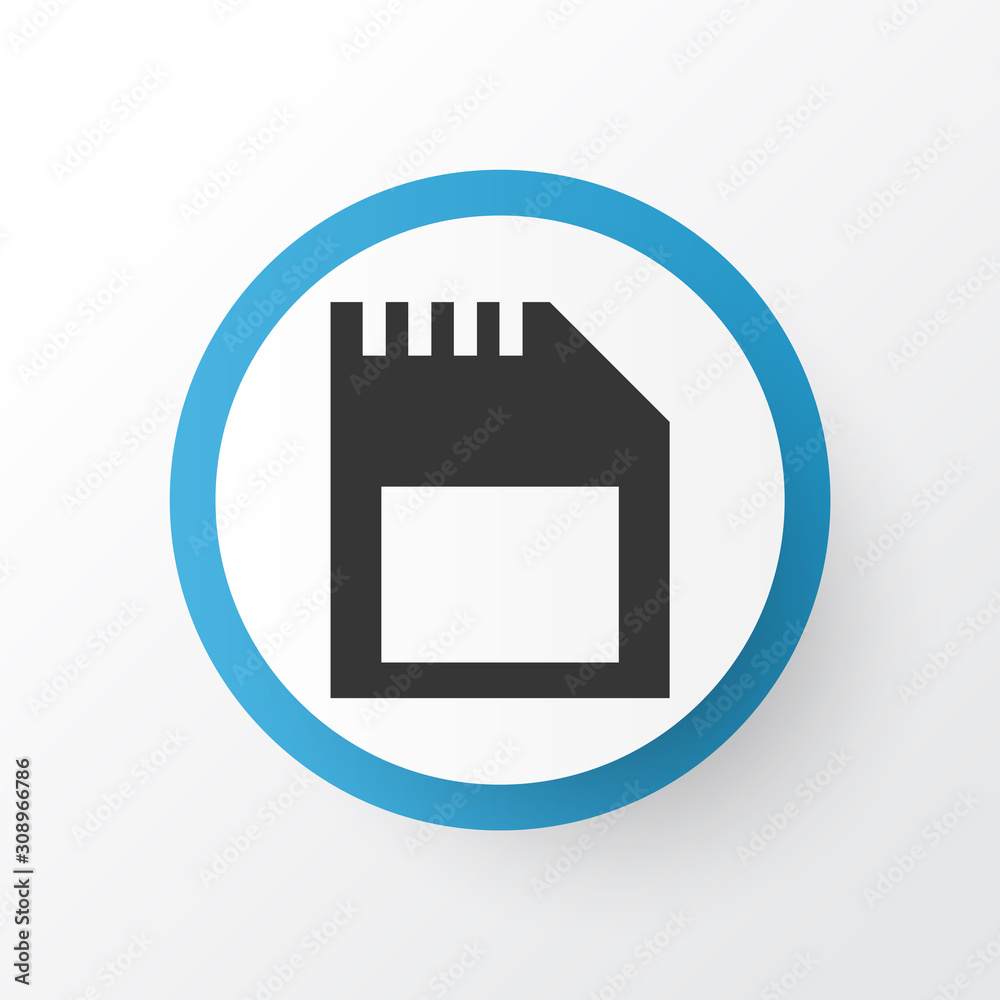 Premium Vector  Memory card vector type icon