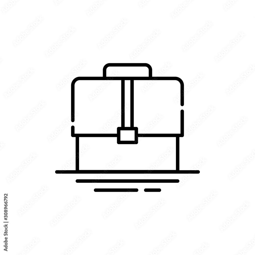 Office Bag Outline Vector Icons. Simple illustration. Office Bag Outline Vector Icons. Simple illustration.