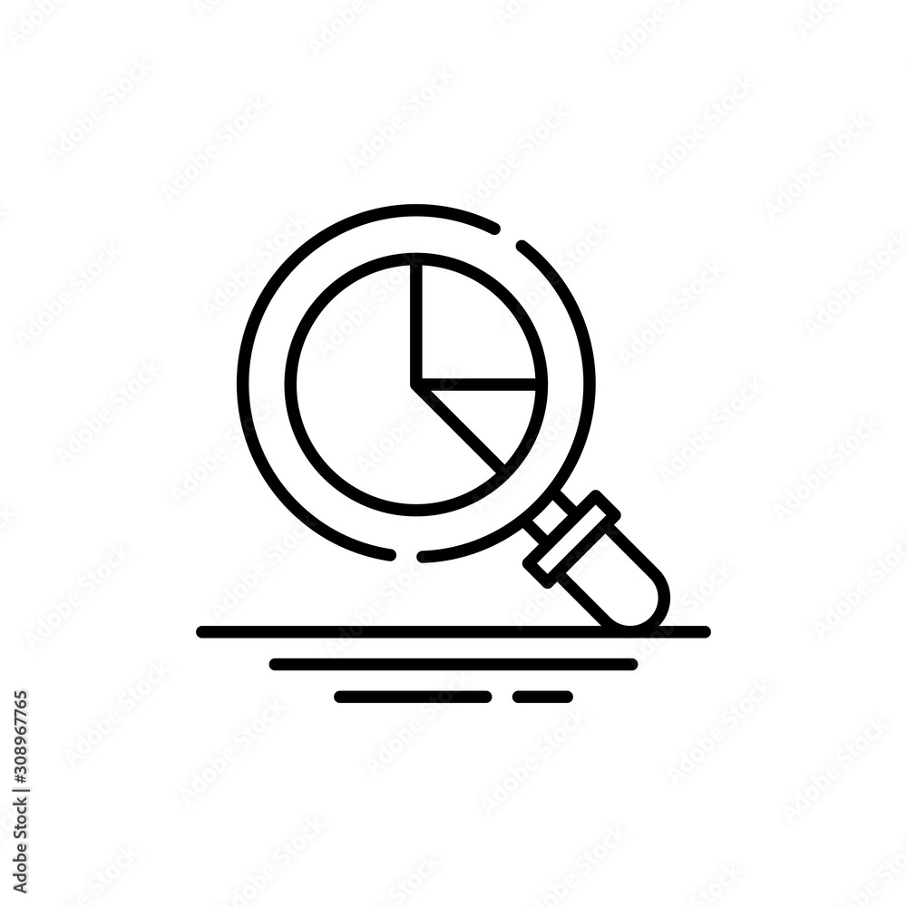 Analysis Business Report Outline Vector Icons. Simple illustration. Analysis Business Report Outline Vector Icons. Simple illustration.