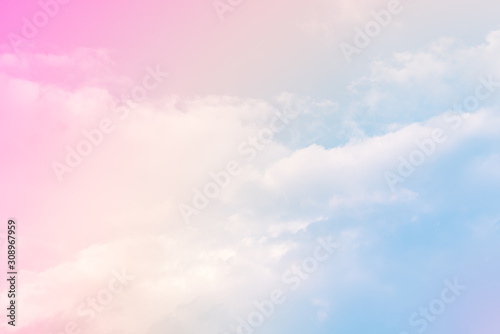 cloud background with a pastel colour © chachamp