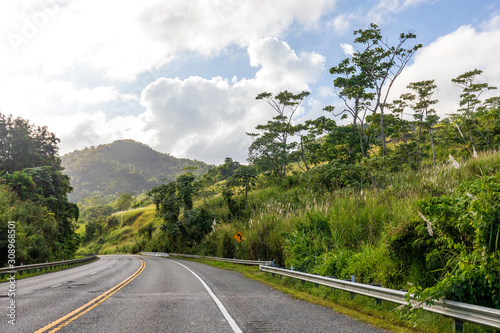 Obraz na płótnie ExoticHighway 10 Photo taken heading toward Utuado Puerto Rico.
