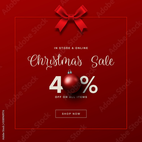 Holiday Sale Design. Vector Illustration