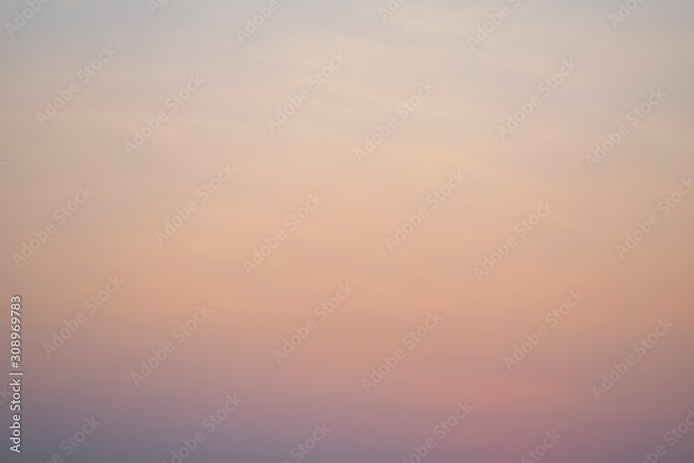 Color sky with clouds, background