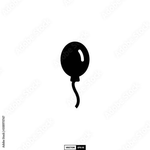 Ballon icon, design inspiration vector template for interface and any purpose