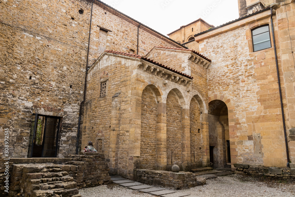 Oviedo, Spain. The Camara Santa (Holy Chamber), resting place of the Santo Sudario (Holy Shroud)