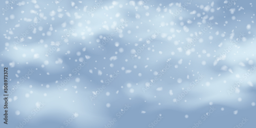 Snowflakes, snowfall. Snowflakes, snowfall.