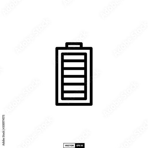Battery icon, design inspiration vector template for interface and any purpose