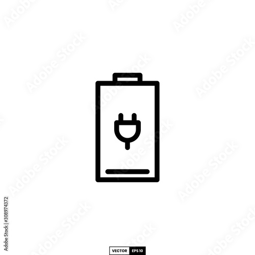 Battery icon, design inspiration vector template for interface and any purpose