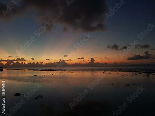 Sonnenuntergang auf den Malediven