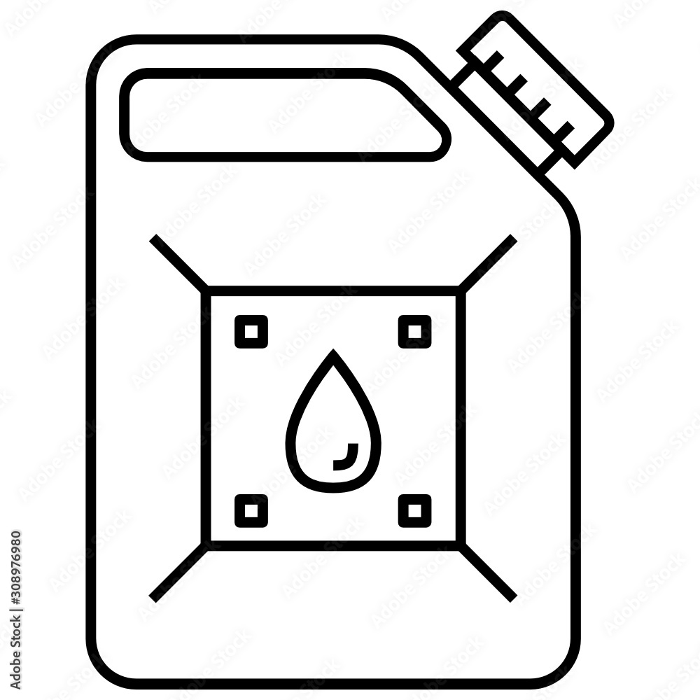 Vehicle Fluid Container Concept, Gas Gallon Vector Icon design Vehicle Fluid Container Concept, Gas Gallon Vector Icon design