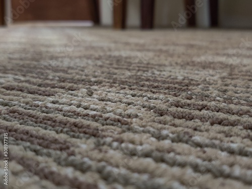closeup of a carpet floor